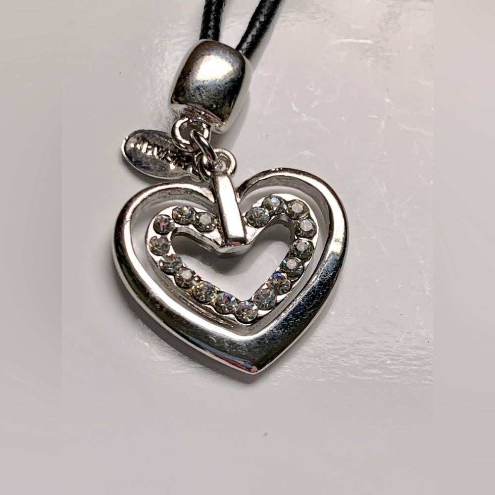 👛 Double Sided Rhinestone Heart 👛Purse 🧳Bag 🎒Backpack Charm by Cookie Lee - Picture 2 of 4